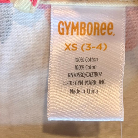 Gymboree Spring Floral Button Jacket Khaki Coral Pink New XS - Picture 7 of 12